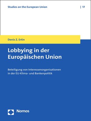 cover image of Lobbying in der Europäischen Union